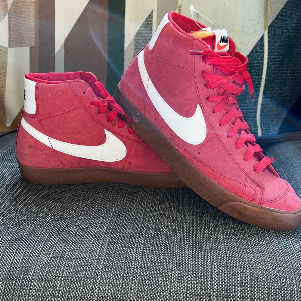 $110 Nike Blazer Mid '77 Suede - Red - Men's Size 11.5 - Sneakers C1172-600